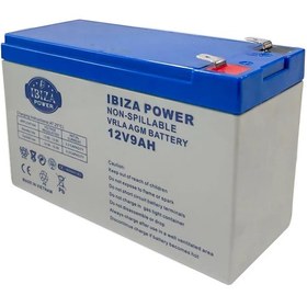 باتری 12 ولت 9آمپر ایبیزاپاور IBIZA POWER