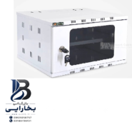 رک 6 یونیت درب شیشه ای سفید درجه یک